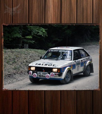 Металлическая табличка Talbot Sunbeam Lotus